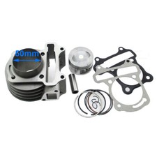 Kit cilindro 100cc foro grande 50mm per 139QMB GY6 50cc 80cc ciclomotore scooter quad ATV