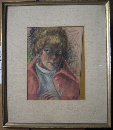 Pastello ritratto donna - ritratto,