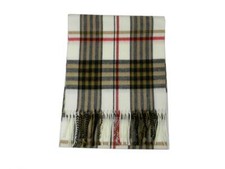 Elegante sciarpa bianca beige
