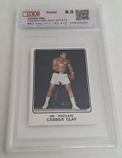 ** CASSIUS CLAY** PANINI CAMPIONI DELLO SPORT 1973/74, GRADATA SCC 8 !!!