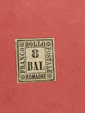 Antichi Stati Romagne Francobollo 8 Bai