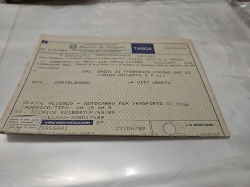 Carta circolazione collezione - carta,