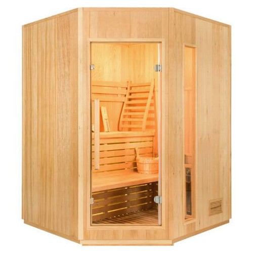 Sauna angolare vapore 4 - angolare, a
