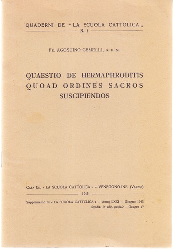 Quaestio hermaphroditis - quaestio,