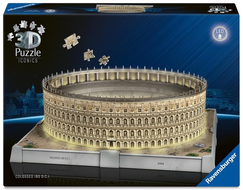 Puzzle iconics kolosseum - 3d,
