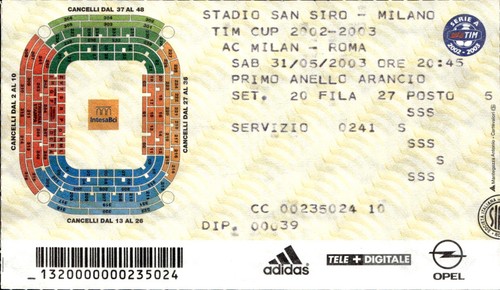 Biglietto stadio san - biglietto,