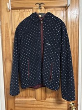 Giacca pile reversibile Supreme FW11 a pois blu navy bordeaux taglia small usata