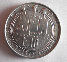 SAN MARINO 10 LIRE 1977 -