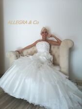 Abito Vestito Da Sposa Nuovo Da Atelier Spedizione 24 Ore Taglia 42 44 FO72