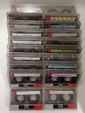Lotto 20x TDK D 60 90 1988 musicassette vergini cassette tape vintage