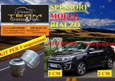 Kit Spessori Molle Rialzo SPACER SPRING SUZUKI VITARA LY 2015 ->  Avanti Dietro