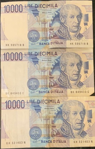 Italian 000 lire - 10,000,