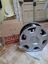 cerchi in ferro piu copricerchio toyota yaris anno 2004 nuovi mai usati