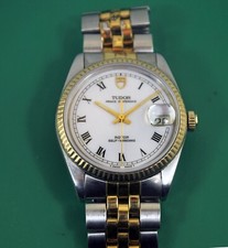 Orologio uomo Tudor by Rolex Prince Oyster data automatico quadrante smaltato 34 mm 74000