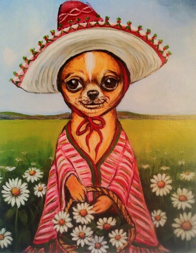 Chihuahua dog stampa - chihuahua,