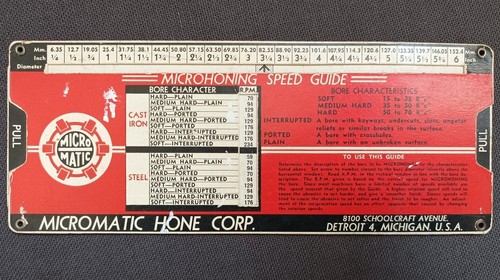Micromatic hone corp detroit - micromatic,