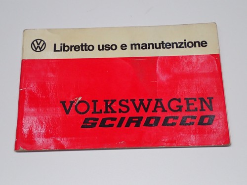 Volkswagen scirocco libretto - volkswagen,