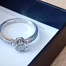 Autentico Anello  14 kt con