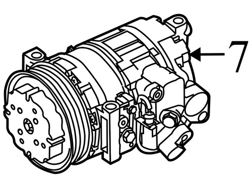 Compressore aria condizionata - aria,