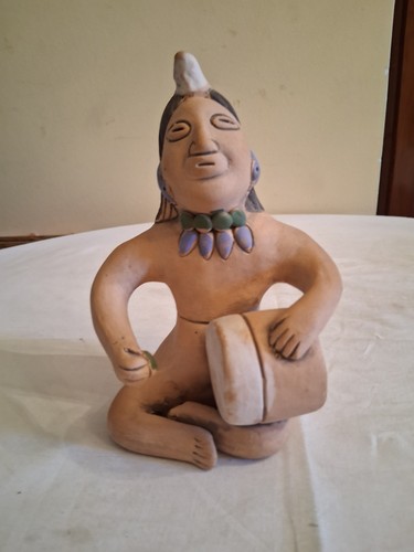 Scultura terracotta azteca - scultura,