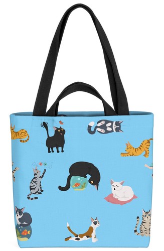 Fascia per gatti blu borsa