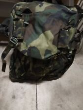 Zaino Alpino Militare di colore verde oliva. Esercito Italiano.