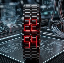 ⭕ Montre Numérique Métal