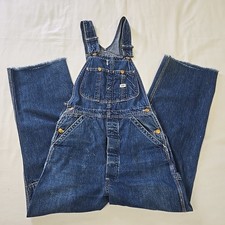 Salopette vintage anni 50 Lee Jeans Union Made Sanforizzata Jelt Denim 32 x 30 USA