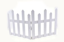 Staccionata legno bianco - legno,