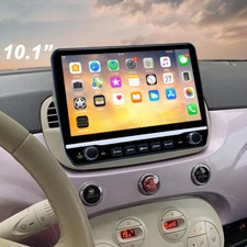 10" Carplay Android 13 GPS NAVI WIFI Per FIAT 500 2007-15 Autoradio touch screen