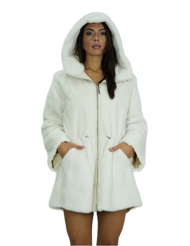 Cappotto reversibile bianco - 48,