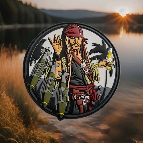 Jack sparrow usaf raf pvc - sparrow,