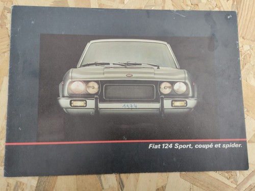 Depliant fiat 124sport - depliant,