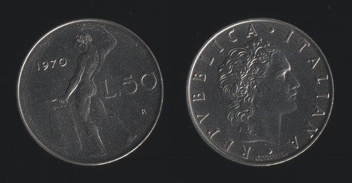 Lire 1970 vulcano - vulcano, italia