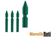 PALETTI IN FERRO  PLASTIFICATI  VERDI  PER RECINZIONE CONFEZIONI DA 10 PEZZI.