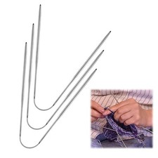 3 Pezzi Set di Ferri da Maglia