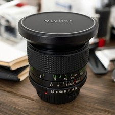 Obiettivo Vivitar 28mm f/2.5 Auto Wide-Angle Grandangolo Per Reflex Analogiche