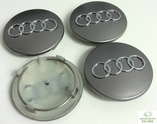 4 Tappi Coprimozzo per AUDI A3 68mm Cerchi in Lega Borchie