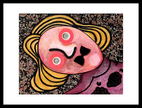 Enrico baj serigrafia - enrico,