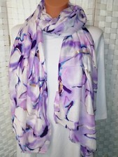 sciarpa leggera foulard viola