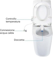 HS-B8110 Bidet per WC doccetta regolazione temperatura acqua DISABILI HANDICAP