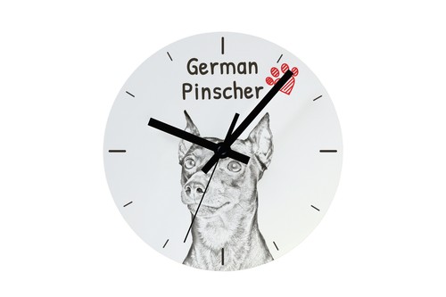 Pinscher tedesco orologio con