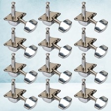 12 PCS Bottoni Metallo Corde Chitarra Acustica Manopola Della Strumenti Liutaio