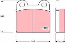 TRW Pastiglie Freno GDB102