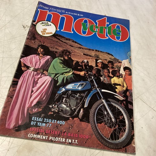 Moto verte 1977 yamaha - moto,