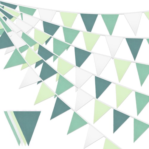 36pcs striscione bunting verde - 36pcs,