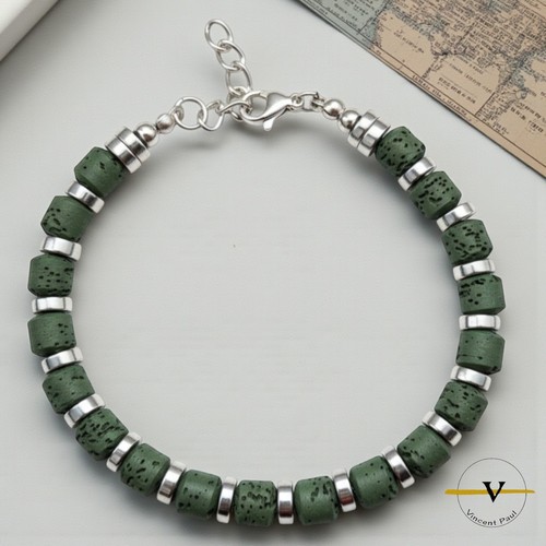 Bracciale uomo donna pietre - uomo,