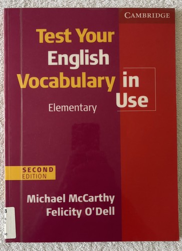 Test your english vocabulary - test,
