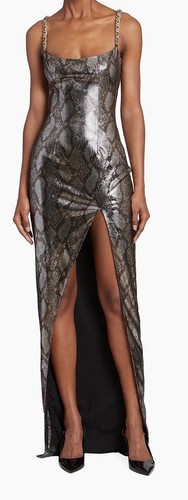 Autentico maxi abito balmain - autentico,