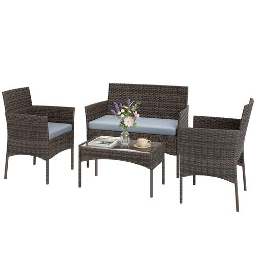Outsunny set esterno 4pz - outsunny,